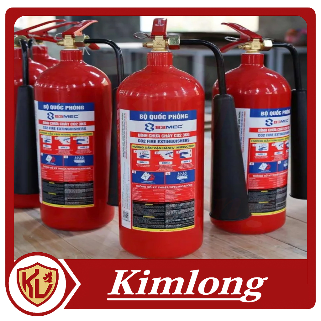 Bình chữa cháy MT3, 3kg, 83MEC