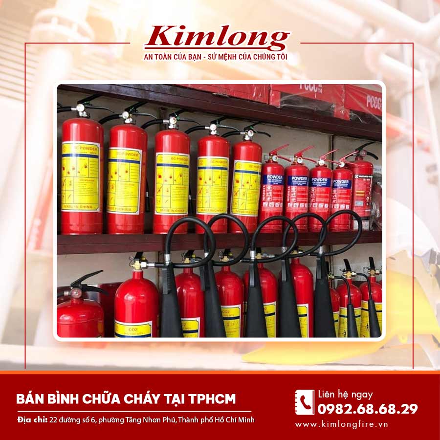 Bán bình chữa cháy tại TPHCM