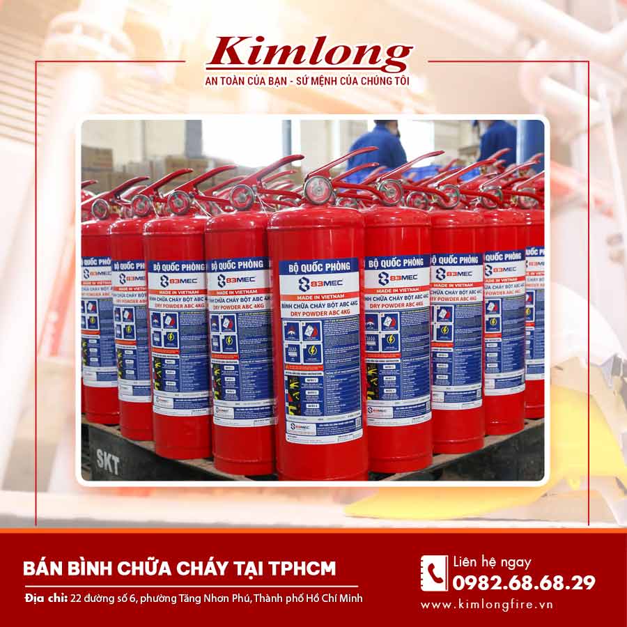 Bán bình chữa cháy tại TPHCM