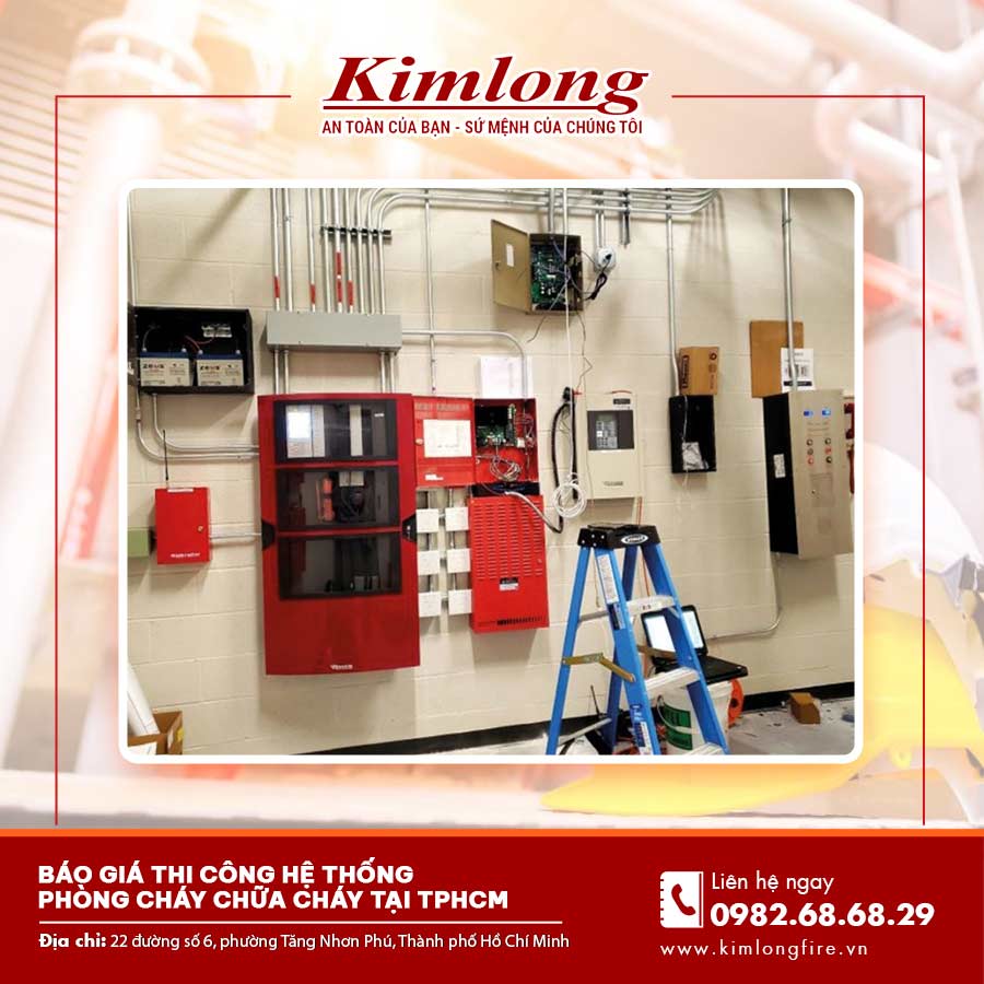 Báo giá thi công hệ thống phòng cháy chữa cháy tại TPHCM