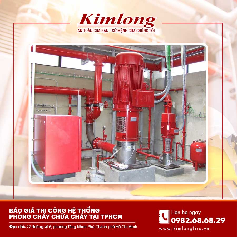Báo giá thi công hệ thống phòng cháy chữa cháy tại TPHCM