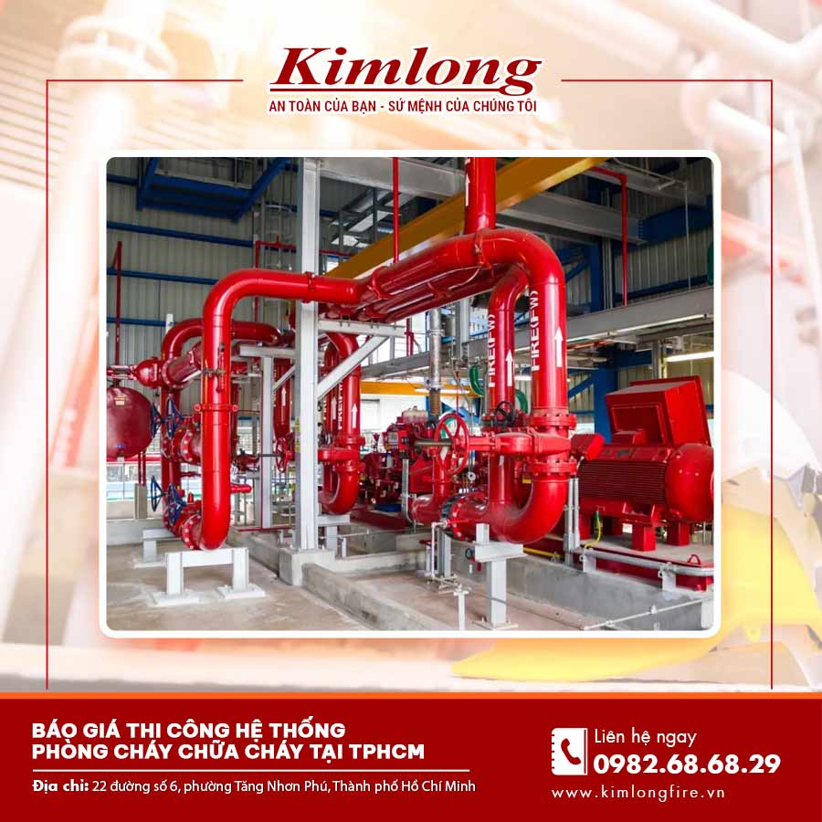 Báo giá thi công hệ thống phòng cháy chữa cháy tại TPHCM