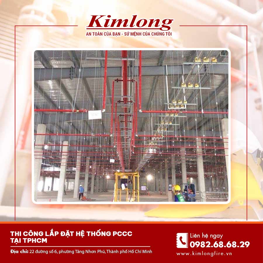 Thi công lắp đặt hệ thống PCCC tại TPHCM